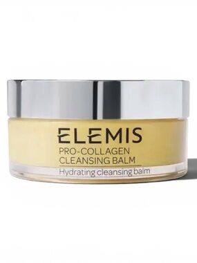 ELEMIS Yellow Pro-Collagen Cleansing Balm in Clear Jar with White Lid